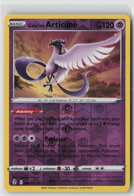 Galarian Articuno Reverse Holo Holo Rare SWSH07: Evolving Skies 063/203 NM