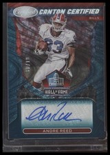 2022 Panini Certified #CCS-AR Andre Reed Canton Certified Signatures Teal #/10
