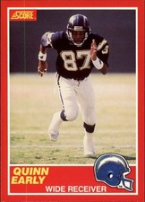 1989 SCORE NFL FOOTBALL Rookie Card #191 - QUINN EARLY, San Diego Chargers ?. rookie card picture