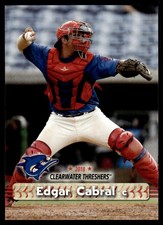 2018 Edgar Cabral MiLB Minor League Rookie GS Clearwater Threshers