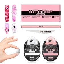 Upgraded NON-STICKY Polygel Solution Procedure Set, White and Pink non-sticky...