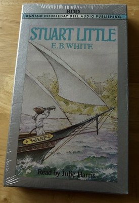 Vintage Stuart Little Audiobook E.B. White 2 Cassette Tapes Sealed Julie Harris