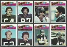 1977 Topps Pittsburgh Steelers 24 card Team Set Franco Harris Terry Bradshaw