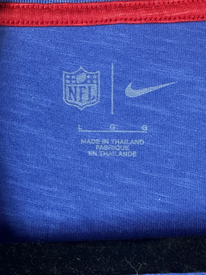 Nike Women's NFL New York Giants Tri-Blend T-Shirt Heather Royal | L - Image 3 of 4