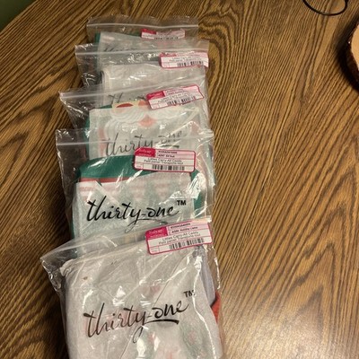 Thirty-One Littles Carry All Caddy Totes Lot or 5!  Holiday Themed