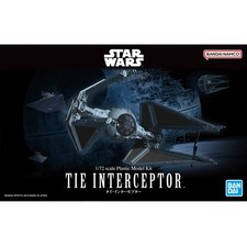 Star Wars TIE Interceptor Revell Bandai Easy-Click System Model Kit 01212