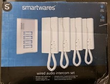Smartwares Wired Audio Intercom Set New In Box