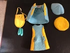 Vintage Barbie SKIPPER #3476 ALL OVER FELT Dress & Jacket Set