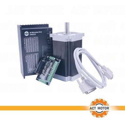 EU SHIP ]1AXIS  Nema34Schrittmotor1700oz-in 3.5AΦ14mm&DM2522  AC input