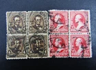 nystamps US Stamp Rare Used Block                   A17x2402