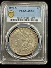 1899 S Morgan Silver Dollar PCGS AU-55