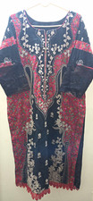 Handmade Women  s Pakistani 3pc Cotton Salwar Kameez Suit w/ Dupatta Floral S