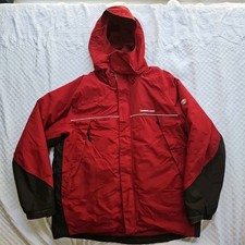 VTG Timberland Vintage Weathergear Waterproof Jacket Size XL W Hood Red 3 In 1
