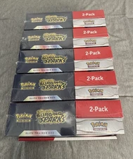 IN HAND - 5 Set Bundle Pokémon Surging Sparks ETB +  Booster Bundle Costco - NEW