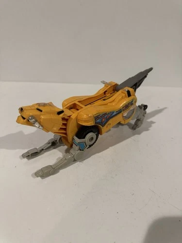Vintage Bandai 1991 Mighty Morphin Power Rangers Yellow Sabertooth Megazord I29