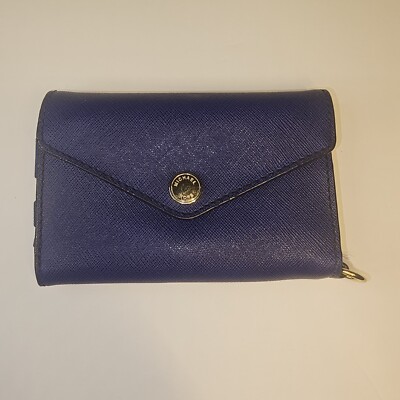 Blue Michael Kors Small Wallet