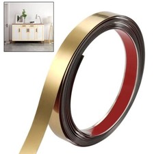 Gold Flat Decorative Trim Strip 5M for Walls and Furniture Enhancement