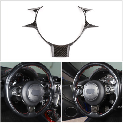 Für Toyota GT86 Scion FRS Subaru BRZ ABS Carbon Fiber Steering Wheel Cover