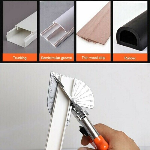 45° -135° Multi Angle Miter Shear Multi Angle Trim Cutter Cutting Plastic Orange - Picture 8 of 14