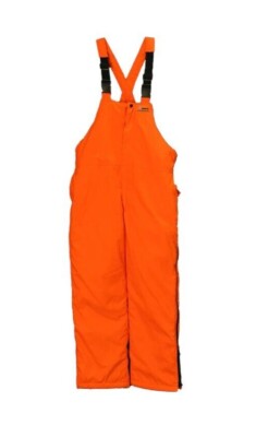 NWT Mount'N Prairie Ladies Thermo Weatherproof Orange Blaze Hunting Bib SZ Small