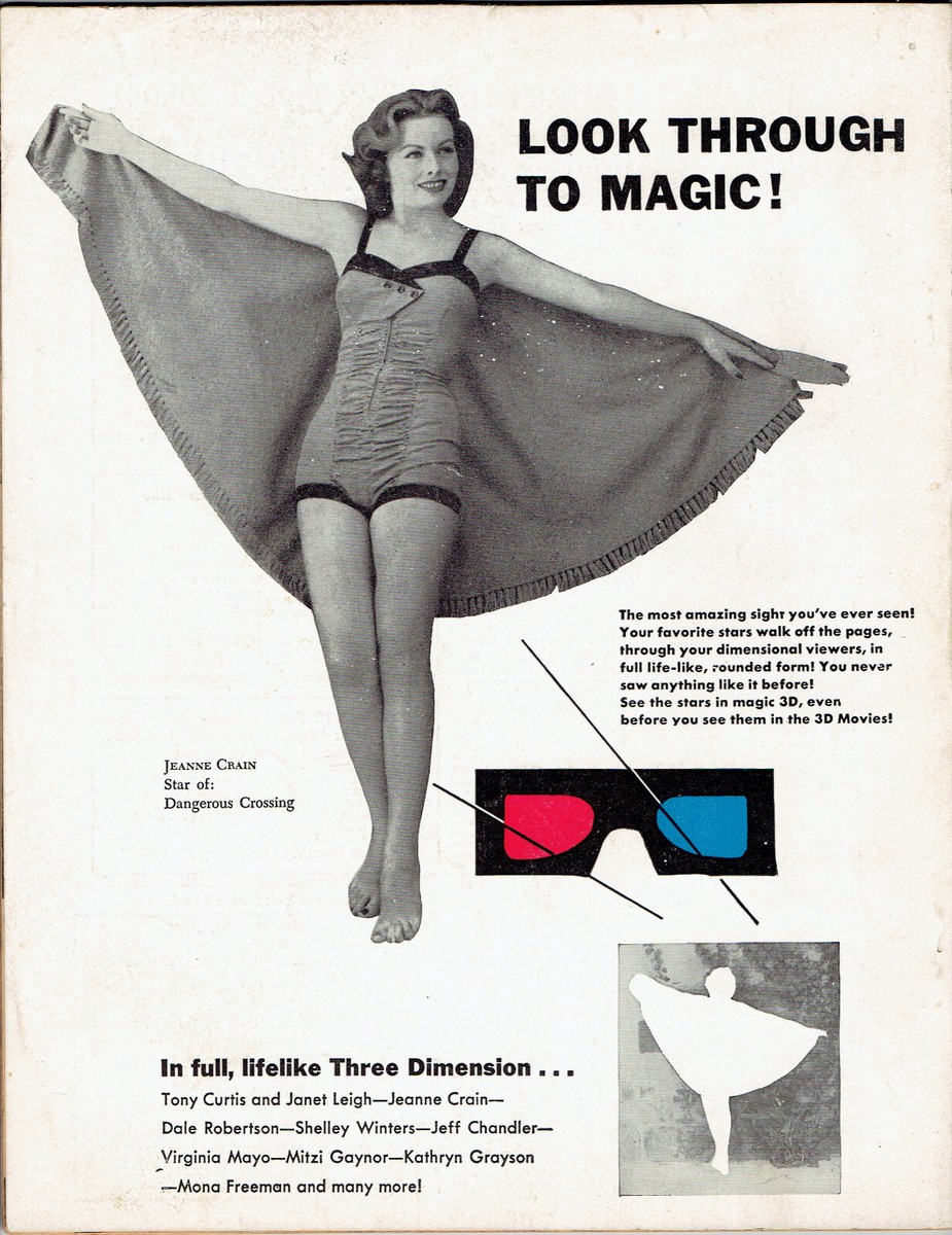 3D Movie Magazine ~ 1st issue ~ MARILYN MONROE w/ glasses