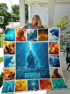 Gozilla Quilt Blanket 0978
