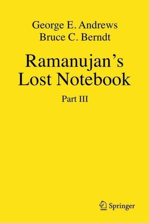 Thumbnail - Ramanujan's Lost Notebook Part Iii Bruce C. Berndt (u. A.) Taschenbuch