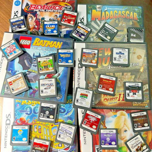 Nintendo DS Authentic Original Game Cartridges - Massive Lot : YOU PICK!!!