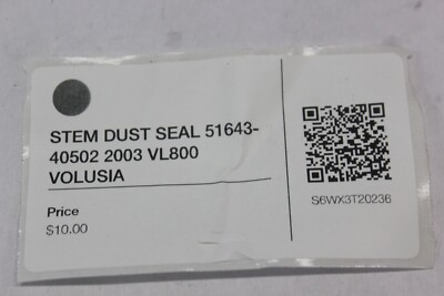 STEM DUST SEAL 51643-40502 2003 VL800 VOLUSIA | eBay