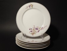 ANTICO HAVILAND LIMOGES SERVIZIO 6 PIATTI TAVOLA PORCELLANA FINE 800 ART NOUVEAU