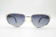 Vintage Rodenstock R7168 Silver Red Oval Sunglasses Glasses NOS
