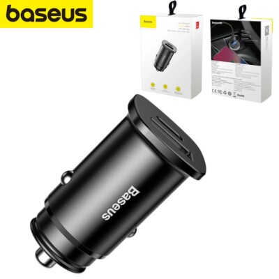 Baseus Zigarettenanzünder Ladegerät USB Quick Charge / USB-C PD KFZ Ladeadapter