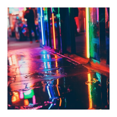 Chris Boyle Pop Urbanscape Art print Neon City print 6/100