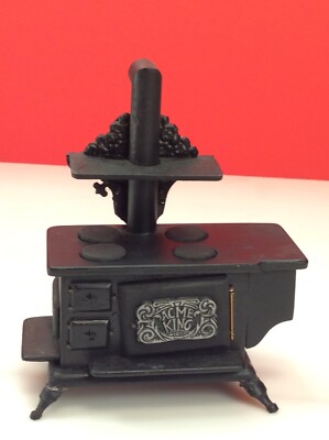 Vintage Wood Stove u0026#034;Acme Kingu0026#034; Dollhouse Miniature | eBay