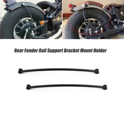 For Harley Bobbers Chopper Softail Rear Fender Rail Support Bracket Mount Holder