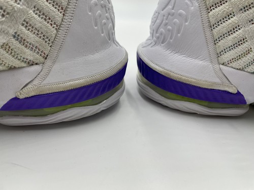 Nike Lebron XVI 16 Buzz Lightyear Size 16 Volt White Purple Grape AO2588-102  - Picture 8 of 10