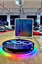 360 Photo Booth Video Booth Platform Automatic Spinner Motorized Wedding Party