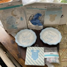 20 Ppl Serving, Baby Shower Set. Baby Boy