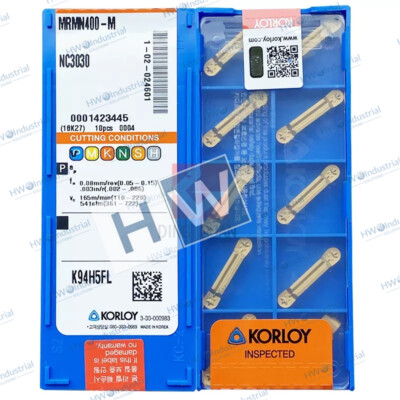 10piece/Box MGMN400-M NC3030 CNC Slotting Cutting Groove Cutter Blade KORLOY NEW