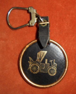 J. PICARD STATION SHELL Comic JOFFRE NANCY 54 old Tacot 1900 key ring