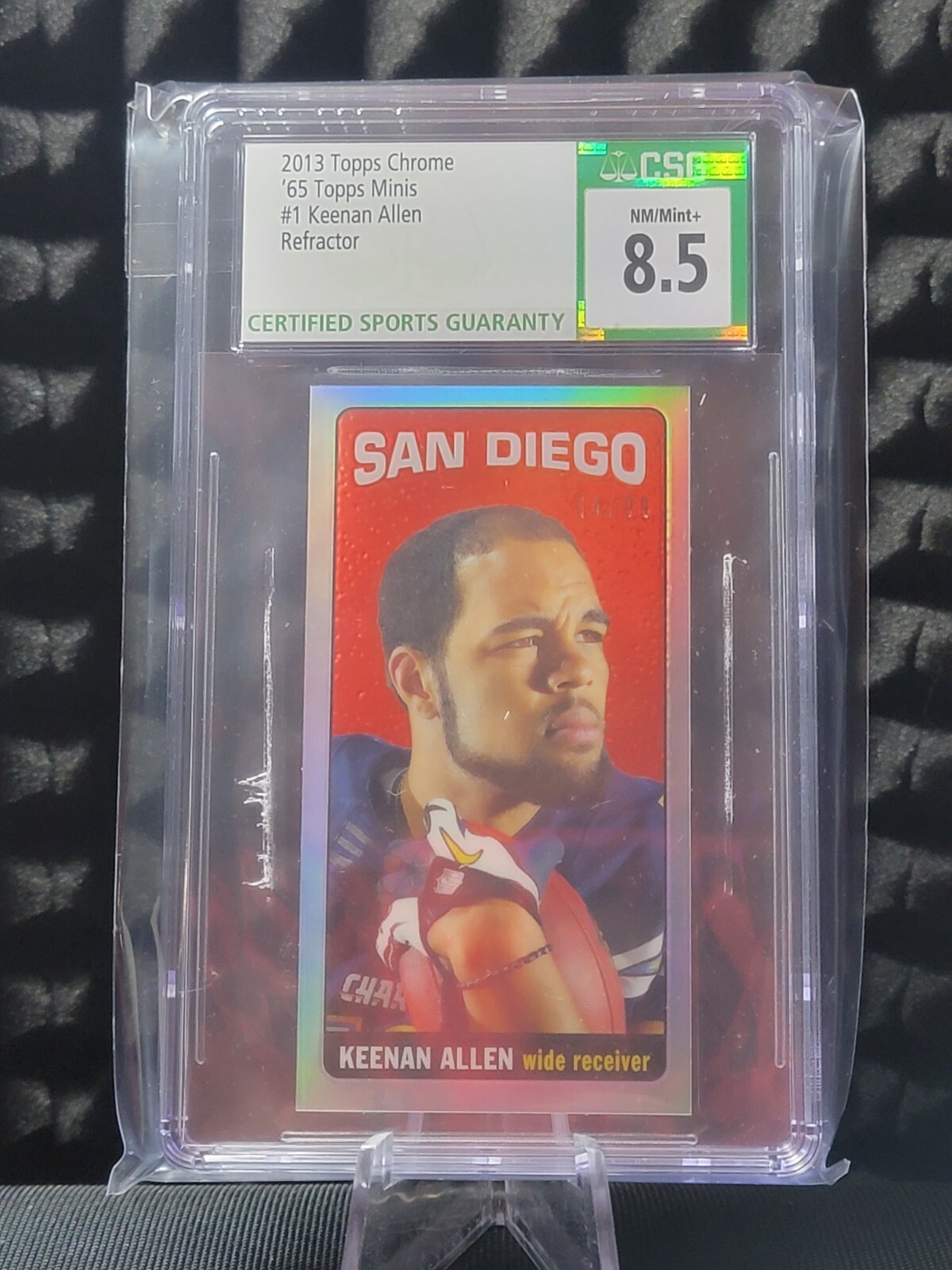 Keenan Allen Topps Chrome 1959 Topps Mini #1 Refractor