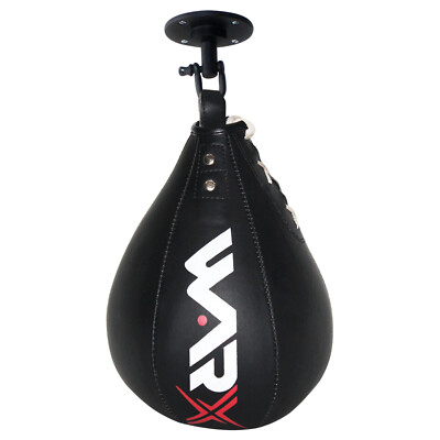 WARX Leder Boxen Speed Ball & Swivel Boxsack Training MMA Punching Ball