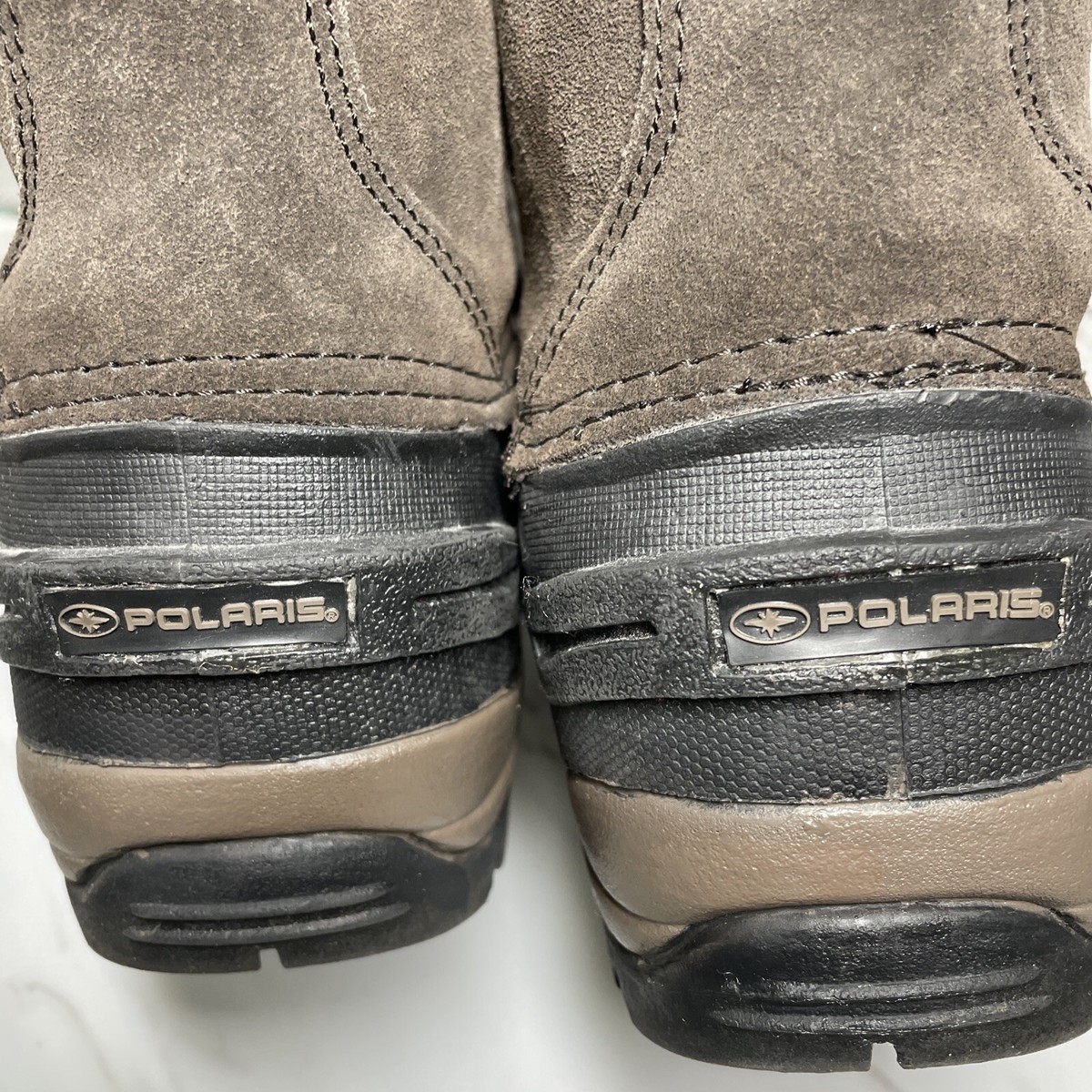 Polaris Winter Snow Thermolite Boots Brown/Black Snowmobile ATV LaceUp Men Sz 7 Polaris Winter Snow Thermolite Boots Brown/Black Snowmobile  main image 2