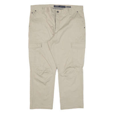 CANDA Cargo Damen Hose Beige Regular Straight W40 L26