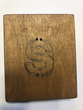 Letter s Accu-Cut Accucut Ellison Educational Wooden Dies  5x6 Arts & Crafts