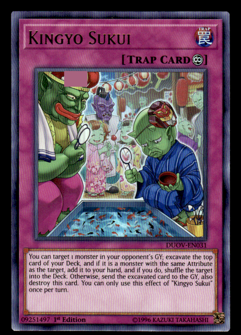 Kingyo Sukui DUOV-EN031 Duel Overload 1st Edition