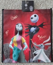 Disney Tim Burton Nightmare Before Christmas Reusable Shopping Bag NWT