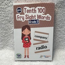 Tenth 100 Fry Sight Words Grade 3 Box Set