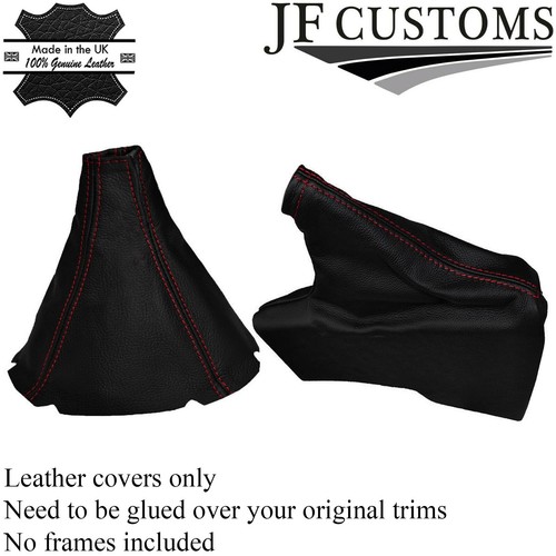 FOR SUBARU IMPREZA 3 GH 08-14 GEAR BOOT + HANDBRAKE GAITER EMBROIDERY STI BLUE