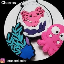 Shoe Charms "Axolotl" Set of 3